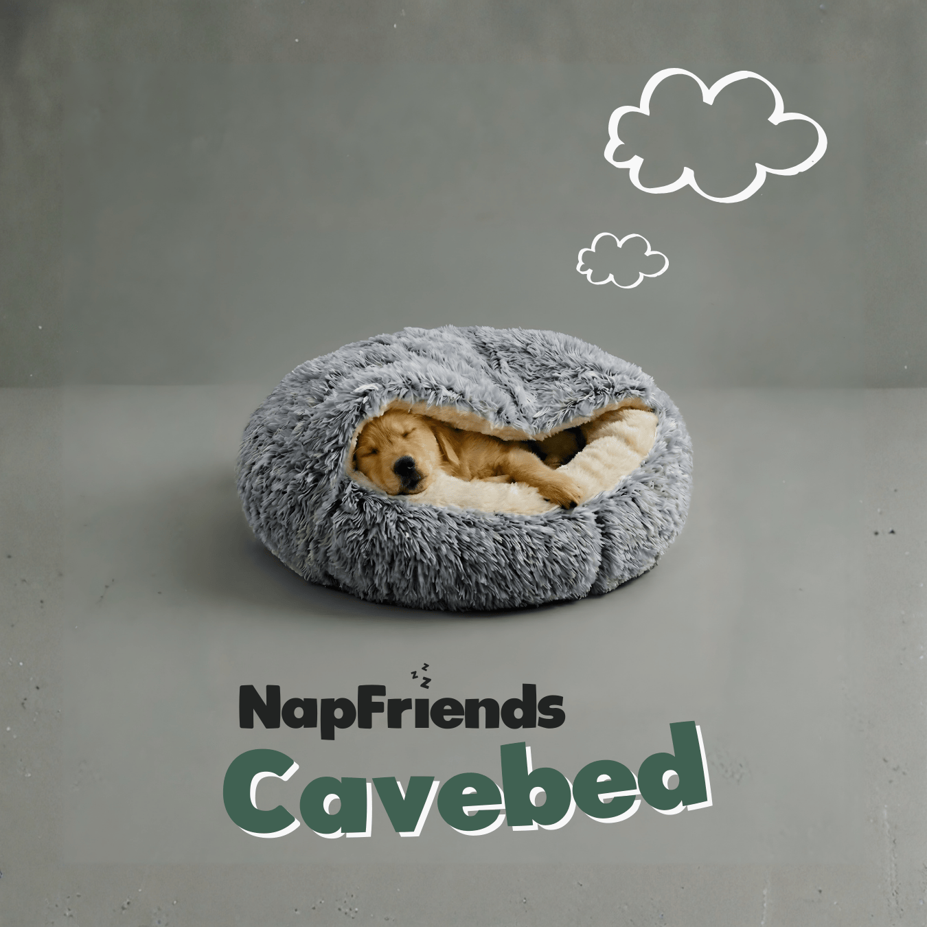 NapFriends Cavebed – The Original Calming Burrow Bed