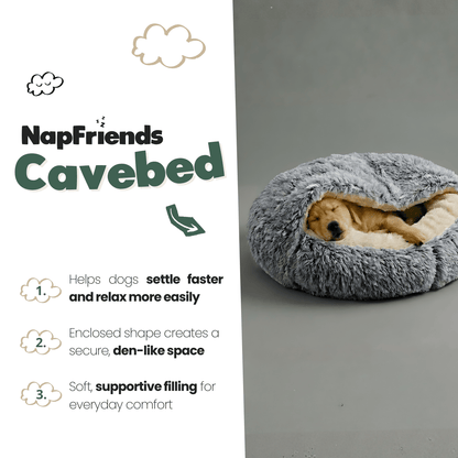 NapFriends Cavebed – The Original Calming Burrow Bed